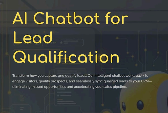 create nlp chatbot for lead qualification